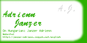 adrienn janzer business card